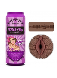 Коричневый мастурбатор-вагина Pleasure Brew Masturbator-Wild Ale в банке - Lovetoy - в Кисловодске купить с доставкой
