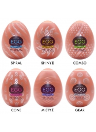 Набор из 6 мастурбаторов-яиц Tenga Egg Variety Pack V - Tenga - в Кисловодске купить с доставкой