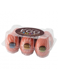 Набор из 6 мастурбаторов-яиц Tenga Egg Variety Pack V - Tenga - в Кисловодске купить с доставкой