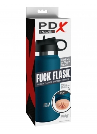 Мастурбатор-вагина в синей колбе F*ck Flask - Pipedream - в Кисловодске купить с доставкой