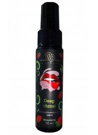 Спрей для горла Deep Throat с десенсибилизирующим эффектом и вкусом клубники - 50 мл. - БиоМед - купить с доставкой в Кисловодске