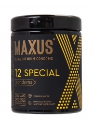 Презервативы с точками и рёбрами MAXUS Special - 12 шт. - Maxus - купить с доставкой в Кисловодске