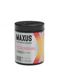 Анатомические презервативы MAXUS Sensual - 15 шт. - Maxus - купить с доставкой в Кисловодске
