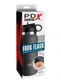 Серый мастурбатор в виде бутылки F*ck Flask - Pipedream - в Кисловодске купить с доставкой