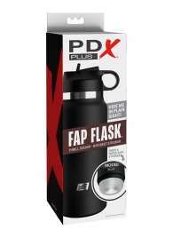 Черный мастурбатор в виде бутылки Fap Flask - Pipedream - в Кисловодске купить с доставкой