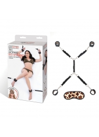 Леопардовая фиксация на матрас для рук и ног Classic Bedspreader - Lux Fetish - купить с доставкой в Кисловодске