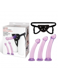 Тренировочный набор с тремя насадками Pegging Training Set - Lux Fetish - купить с доставкой в Кисловодске