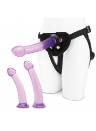 Тренировочный набор с тремя насадками Pegging Training Set - Lux Fetish - купить с доставкой в Кисловодске