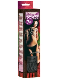 Чёрная веревка для связывания - 700 см. - Orion - купить с доставкой в Кисловодске