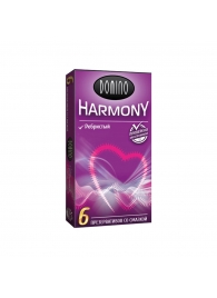 Презервативы с рёбрышками Domino Harmony - 6 шт. - Domino - купить с доставкой в Кисловодске