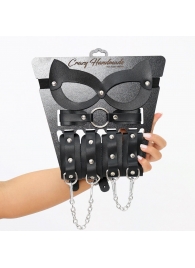 Соблазнительный кожаный набор БДСМ - Crazy Handmade - купить с доставкой в Кисловодске