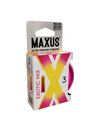 Ароматизированные презервативы Maxus Exotic Mix - 3 шт. - Maxus - купить с доставкой в Кисловодске