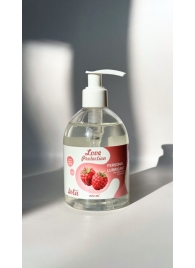 Лубрикант на водной основе Love Protection Raspberry с ароматом малины - 300 мл. - Lola Games - купить с доставкой в Кисловодске