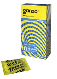 Классические презервативы с обильной смазкой Ganzo Classic - 12 шт. - Ganzo - купить с доставкой в Кисловодске