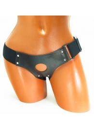 Трусики для страпона коричневого цвета - БДСМ Арсенал - купить с доставкой в Кисловодске