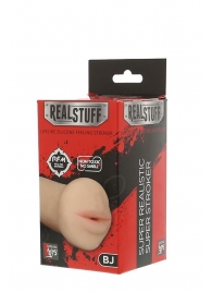 Нежный мастурбатор-ротик REALSTUFF 5INCH MASTURBATOR BJ - Dream Toys - в Кисловодске купить с доставкой