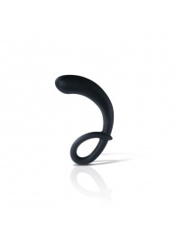 Черный массажер простаты Curving Curt - 13 см. - MyStim - купить с доставкой в Кисловодске