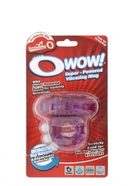 Фиолетовое эрекционное виброкольцо OWOW PURPLE - Screaming O - в Кисловодске купить с доставкой