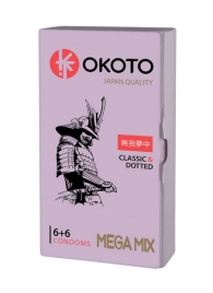 Презервативы OKOTO Mega Mix - 12 шт. - Sitabella - купить с доставкой в Кисловодске