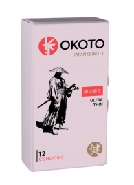 Тонкие презервативы OKOTO Ultra Thin - 12 шт. - Sitabella - купить с доставкой в Кисловодске