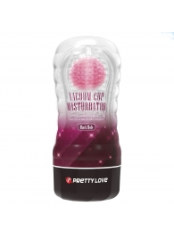 Прозрачный текстурированный мастурбатор Vacuum Cup Masturbator Black Hole - Baile - в Кисловодске купить с доставкой