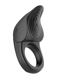 Черное эрекционное виброкольцо Vibro Lust Ring - MALESATION - в Кисловодске купить с доставкой