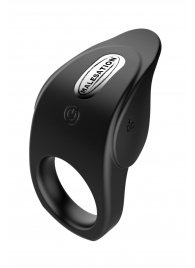 Черное эрекционное виброкольцо Vibro Lust Ring - MALESATION - в Кисловодске купить с доставкой