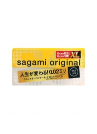 Презервативы увеличенного размера Sagami Original 0.02 XL-size - 12 шт. - Sagami - купить с доставкой в Кисловодске
