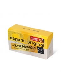 Презервативы увеличенного размера Sagami Original 0.02 XL-size - 12 шт. - Sagami - купить с доставкой в Кисловодске
