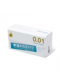 Увлажнённые презервативы Sagami Original 0.01 Extra Lub - 12 шт. - Sagami - купить с доставкой в Кисловодске