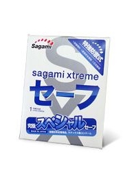 Презерватив Sagami Xtreme Ultrasafe с двойным количеством смазки - 1 шт. - Sagami - купить с доставкой в Кисловодске