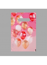 Пакет «Праздничные шары» с вырубной ручкой (20х30 см) - UPAK LAND - купить с доставкой в Кисловодске