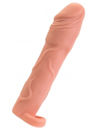 Телесная удлиняющая насадка с подхватом - 19 см. - ToyFa - в Кисловодске купить с доставкой