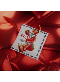 Саше лубриканта для орального секса SGAN со вкусом клубники - 5 мл. - SGAN - купить с доставкой в Кисловодске