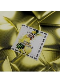 Саше лубриканта для орального секса SGAN со вкусом кислого ананаса - 5 мл. - SGAN - купить с доставкой в Кисловодске