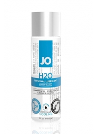 Охлаждающий лубрикант на водной основе JO Personal Lubricant H2O COOLING - 60 мл. - System JO - купить с доставкой в Кисловодске