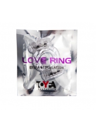 Прозрачное виброкольцо с двумя вибропульками - Toyfa Basic - в Кисловодске купить с доставкой