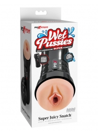 Мастурбатор-вагина в колбе Super Juicy Snatch - Pipedream - в Кисловодске купить с доставкой