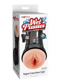 Мастурбатор-вагина в колбе Super Luscious Lips - Pipedream - в Кисловодске купить с доставкой