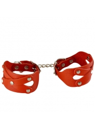 Красные наручники «Цезарь» - Sitabella - купить с доставкой в Кисловодске