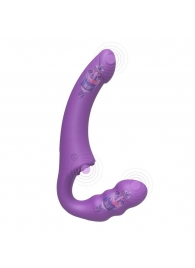 Фиолетовый безремневой страпон Straples Strap-On Dildo - Erokay - купить с доставкой в Кисловодске