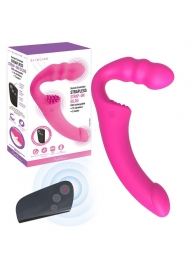 Розовый безремневой страпон Straples Strap-On Dildo - Erokay - купить с доставкой в Кисловодске