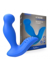 Синий вибромассажер простаты 3,5’’ P-spot Massager - 12,5 см. - Erokay - в Кисловодске купить с доставкой