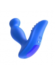 Синий вибромассажер простаты 3,5’’ P-spot Massager - 12,5 см. - Erokay - в Кисловодске купить с доставкой