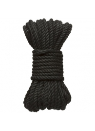 Черная верёвка для связывания и фиксации Bind Tie - 9,14 м. - Doc Johnson - купить с доставкой в Кисловодске