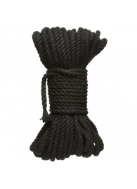 Черная верёвка для связывания и фиксации Bind Tie - 15,24 м. - Doc Johnson - купить с доставкой в Кисловодске