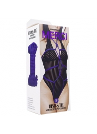 Фиолетовая верёвка для связывания и фиксации Bind Tie - 9,14 м. - Doc Johnson - купить с доставкой в Кисловодске