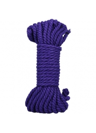 Фиолетовая верёвка для связывания и фиксации Bind Tie - 9,14 м. - Doc Johnson - купить с доставкой в Кисловодске