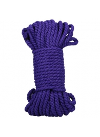 Фиолетовая верёвка для связывания и фиксации Bind Tie - 15,24 м. - Doc Johnson - купить с доставкой в Кисловодске