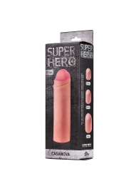 Фаллоудлинитель SUPER HERO Casanova - 18 см. - Lola Games - в Кисловодске купить с доставкой